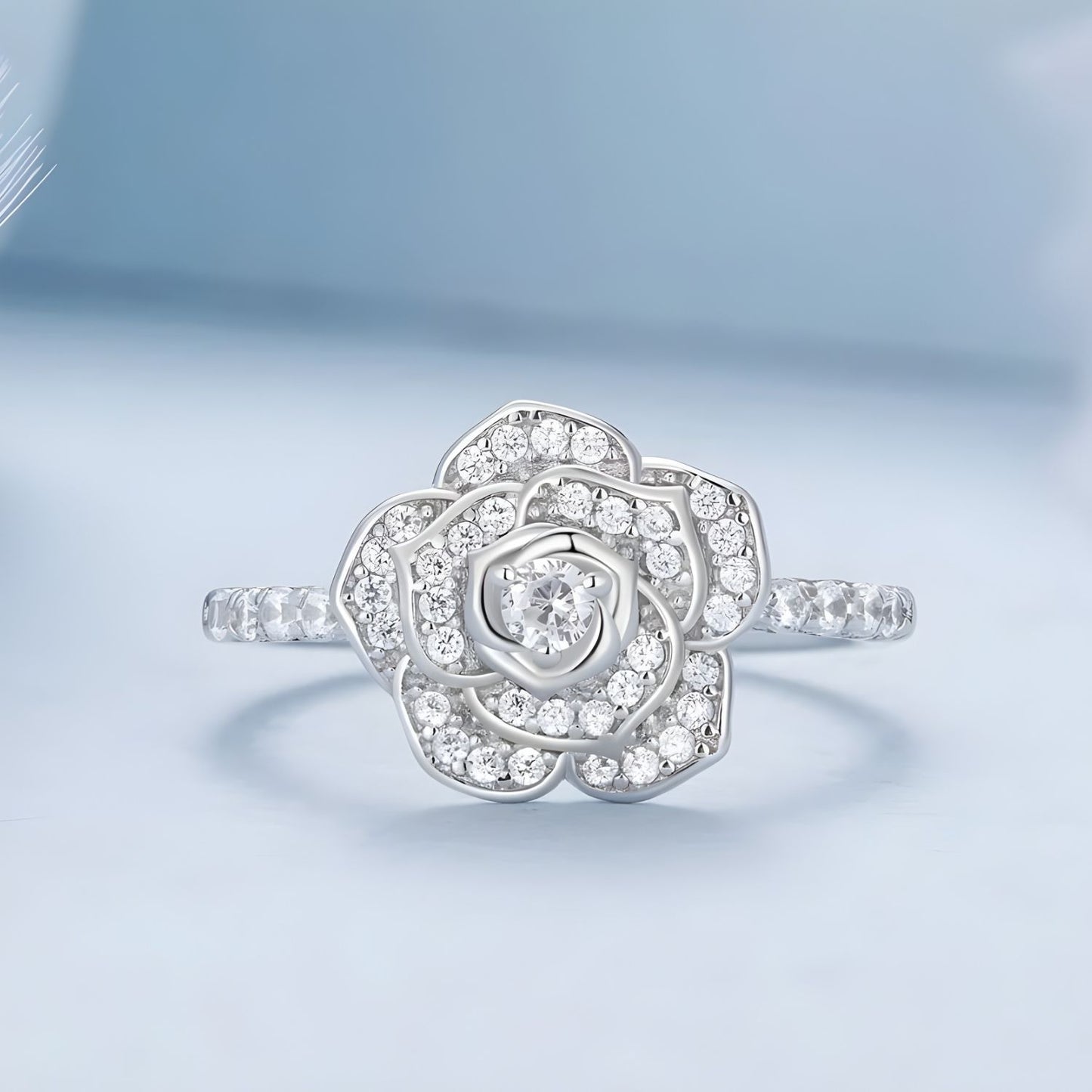 Bague de Fiançailles Camélia