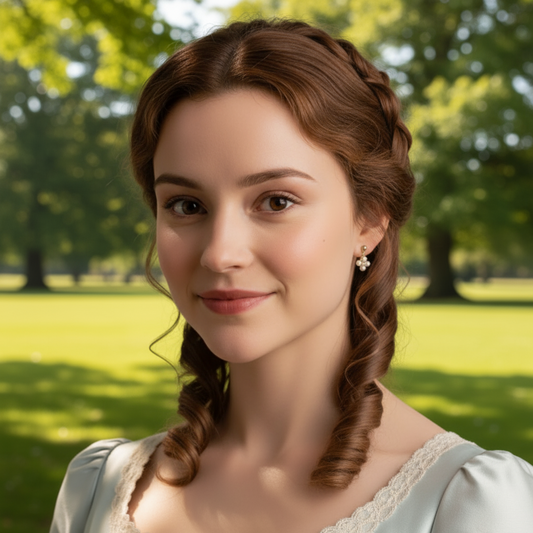 Boucles d'oreilles perles Bridgerton