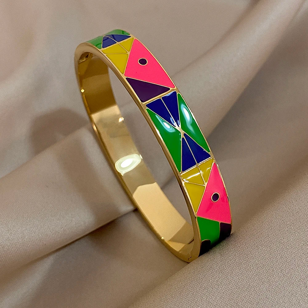 Bracelet Jonc Multicolore