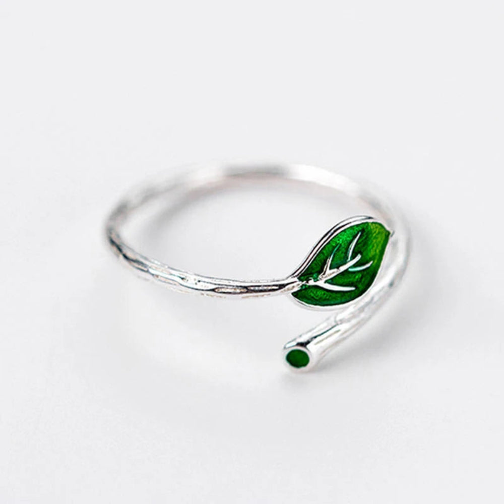 Bague Feuille d'été