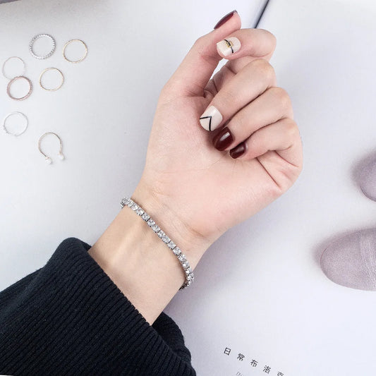 Bracelet Argent Tennis