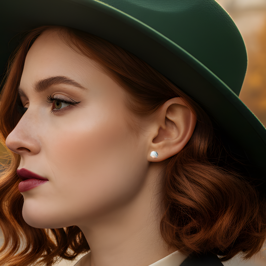 clou d'oreille coquillage or modele