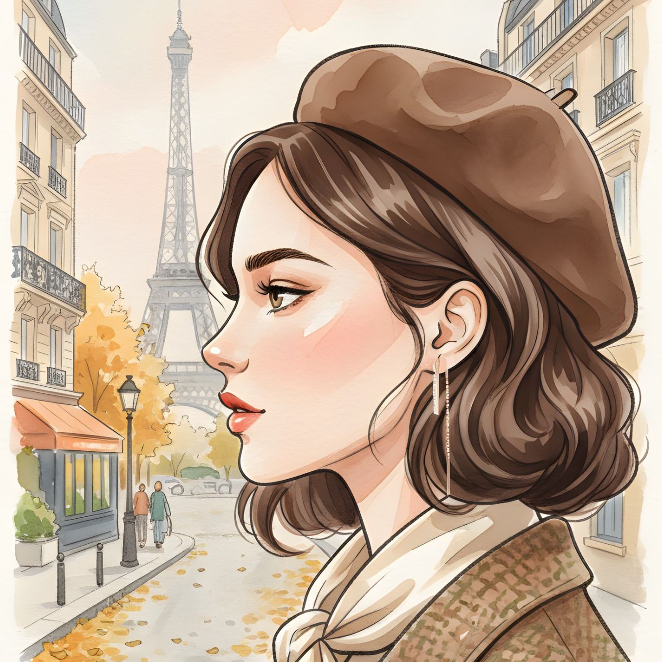 Boucles d’oreilles Chaîne longue
