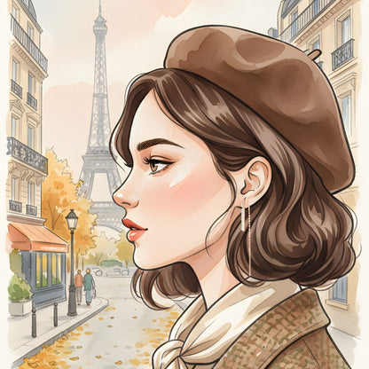 Boucles d’oreilles Chaîne longue