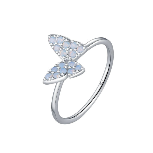 Bague Argent Papillon