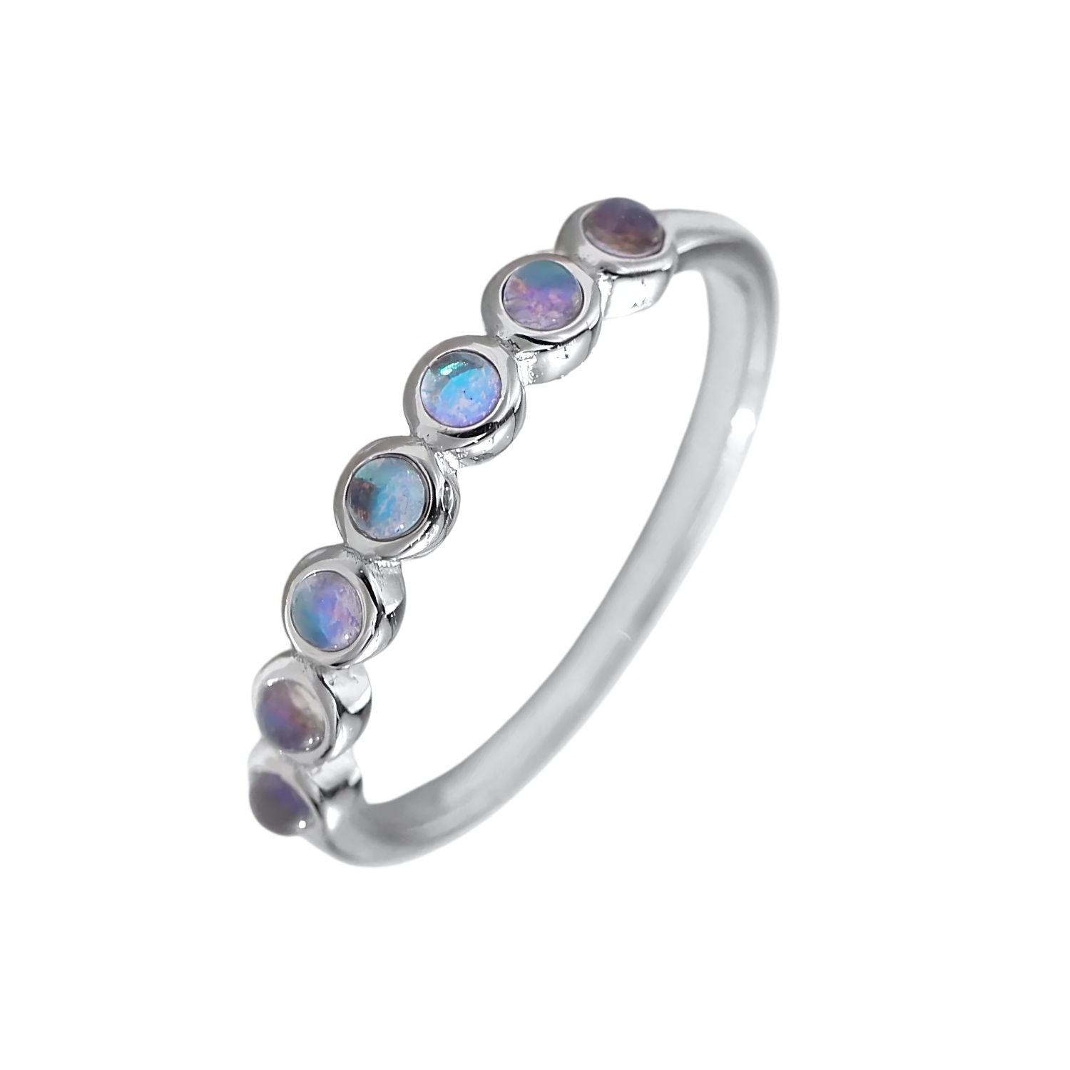 Bague Argent Pierre de Lune
