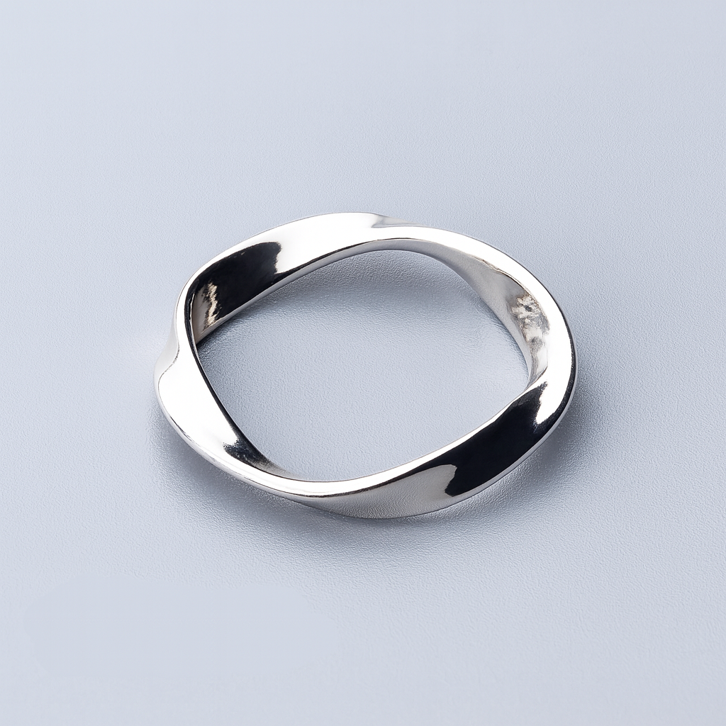 Bague Argent Torsadée