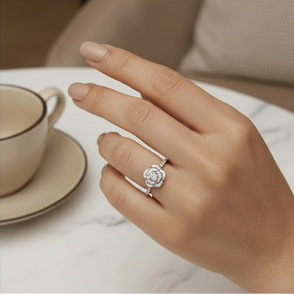 Bague de Fiançailles Camélia