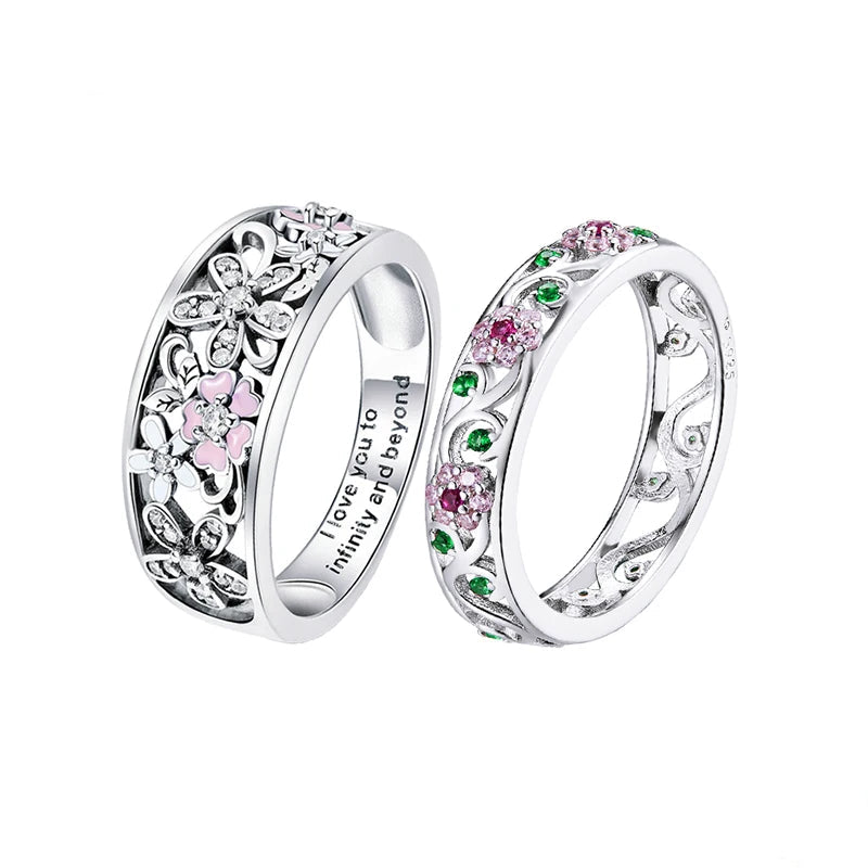 Bague Fleurs Anneau