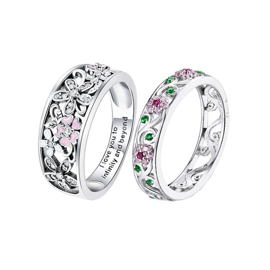 Bague Fleurs Anneau