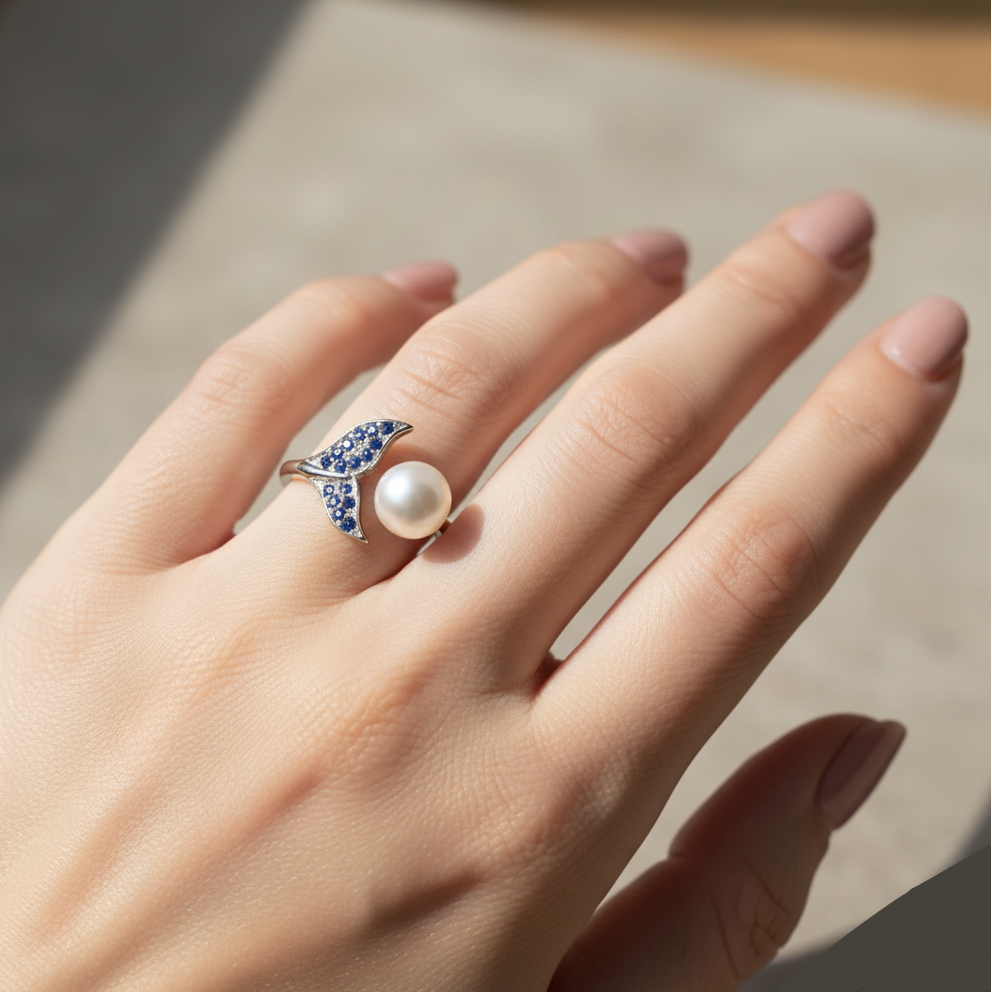 Bague Sirene Main