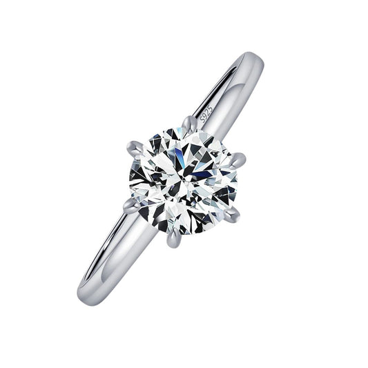 Bague Solitaire Argent