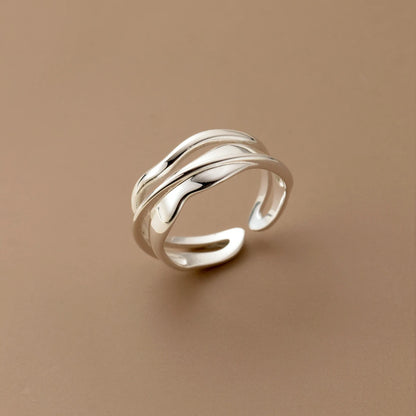 Bague Tendance Argent