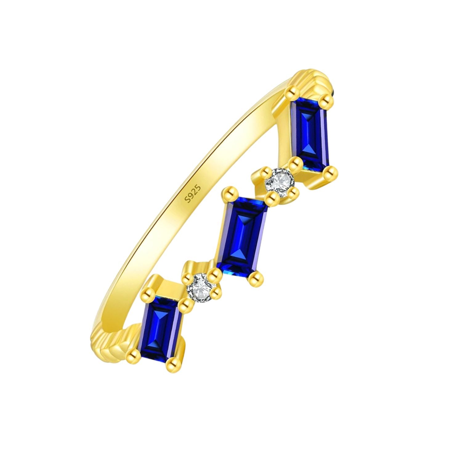 Bague Vintage Bleue