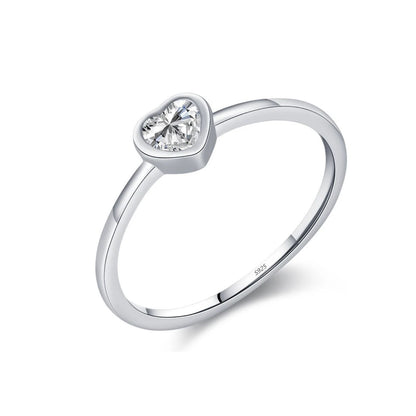 Bague de Fiançailles Coeur