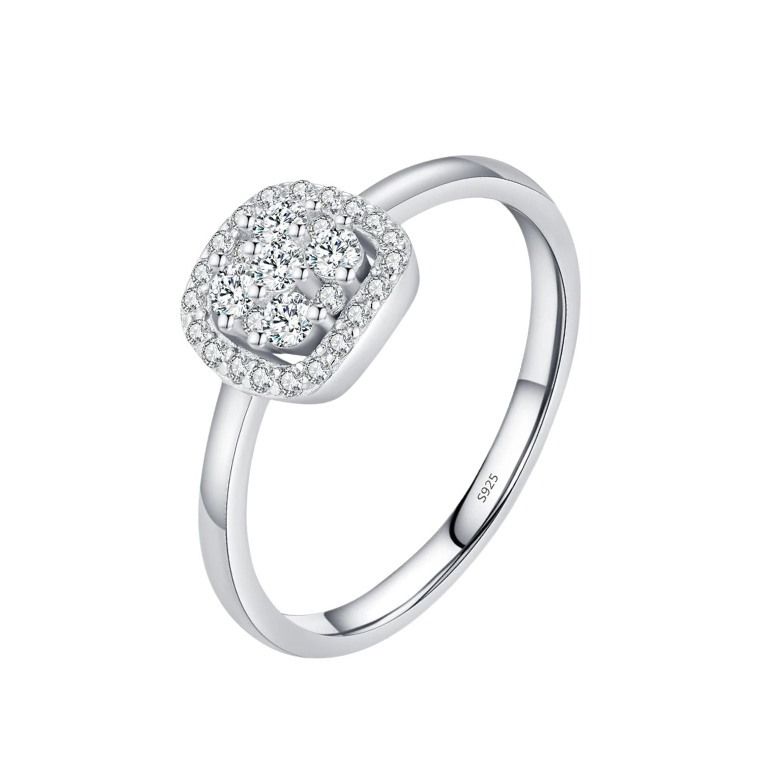 Bague de Fiancailles Coussin