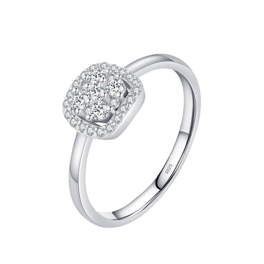 Bague de Fiancailles Coussin