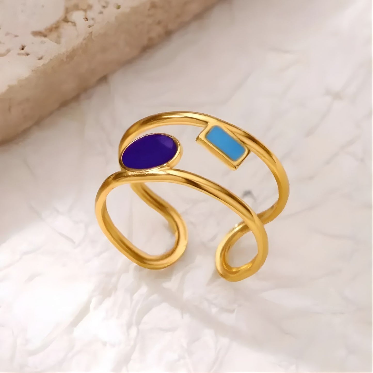 Bague Géométrique