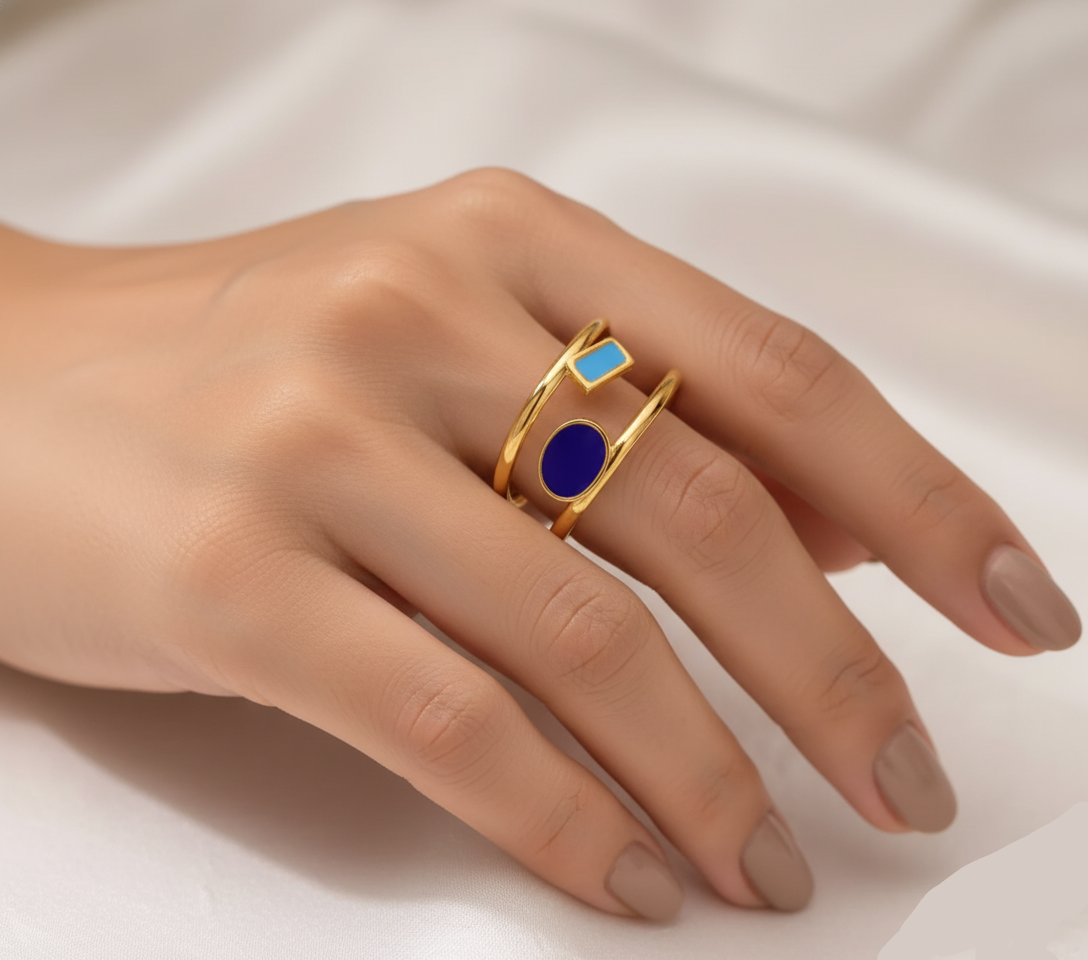 Bague Géométrique