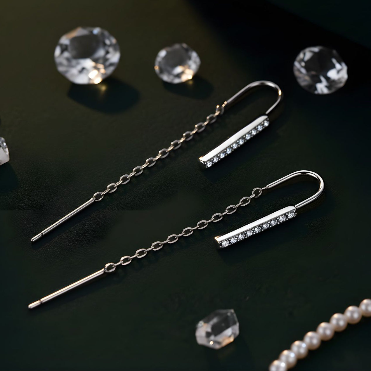 Boucles d'oreilles chaine Studio