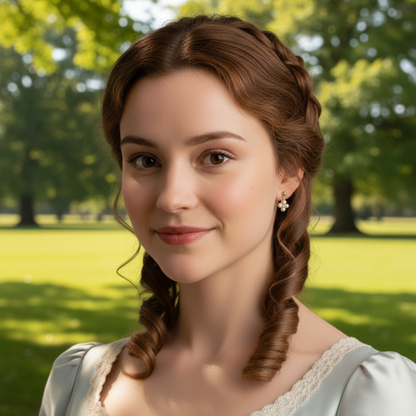 Boucles d'oreilles perles Bridgerton