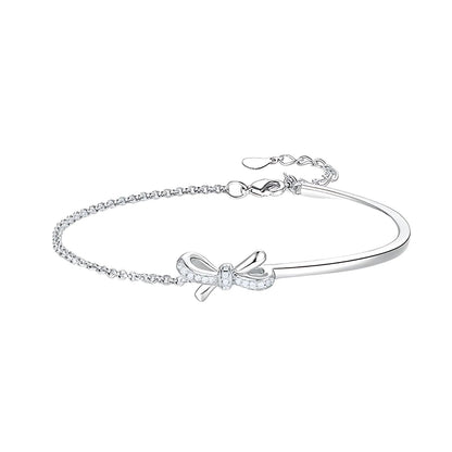 Bracelet Argent Nœud Papillon