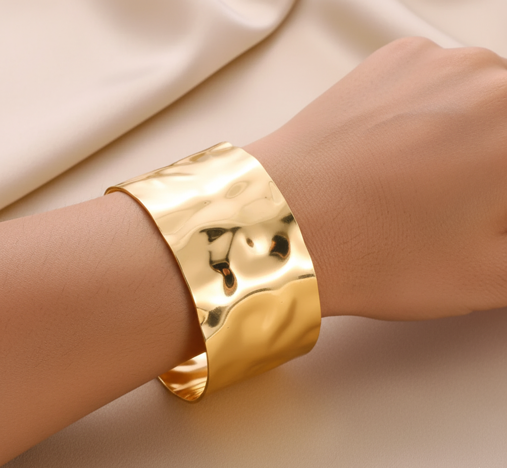 Bracelet Jonc Doré Prestige Poignet