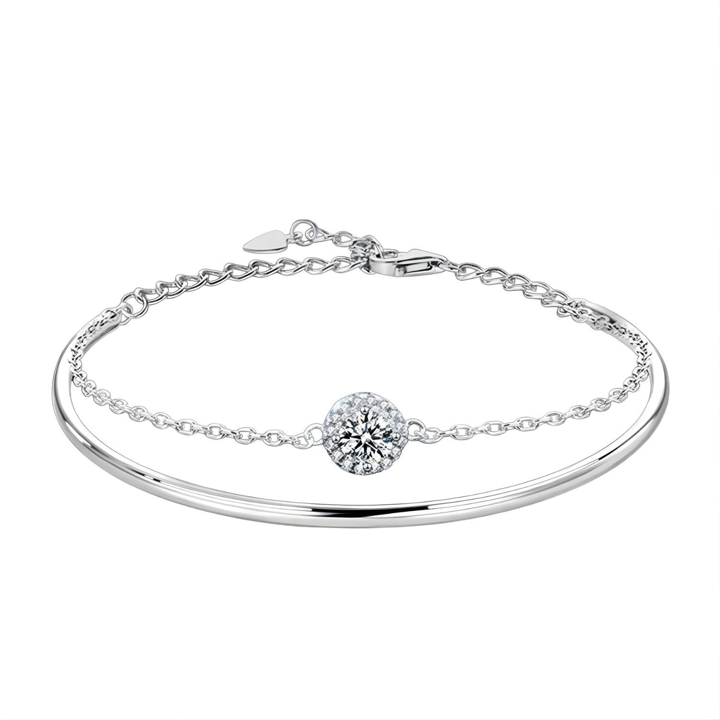 Bracelet Jonc et Chaîne Opéra