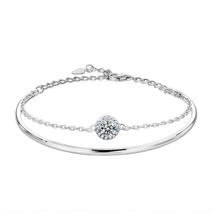 Bracelet Jonc et Chaîne Opéra