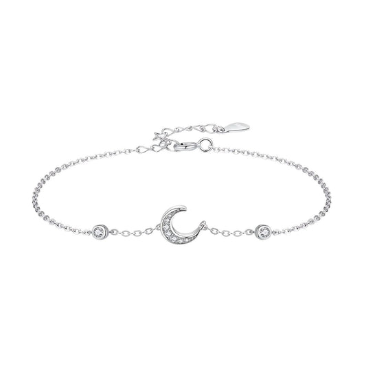 Bracelet Lune Scintillante