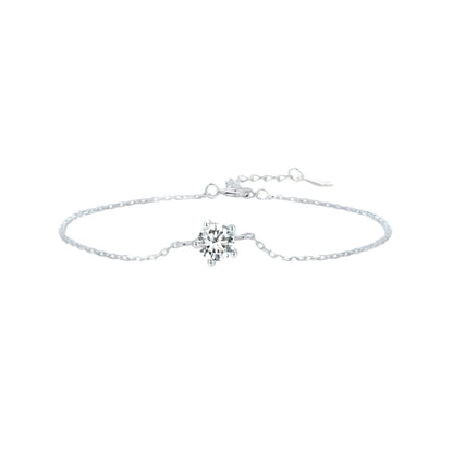 Bracelet Moissanite Étoile Polaire