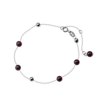 Bracelet Perles de Grenat