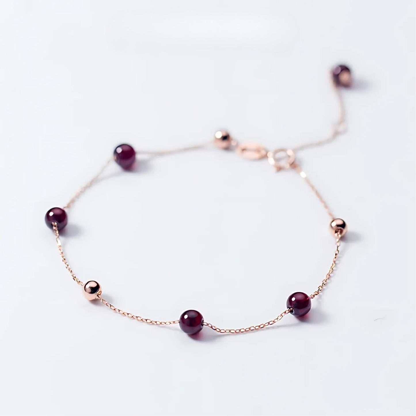 Bracelet Perles de Grenat