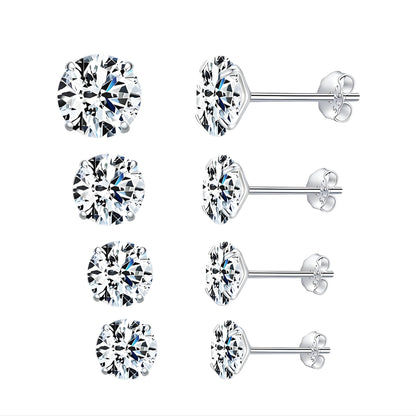 clous d'oreilles argent