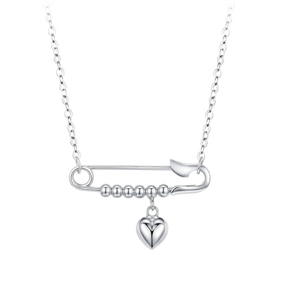 Collier Argent Epingle à nourrice