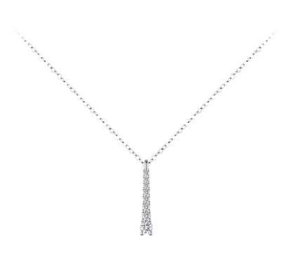 Collier Argent Tour Eiffel