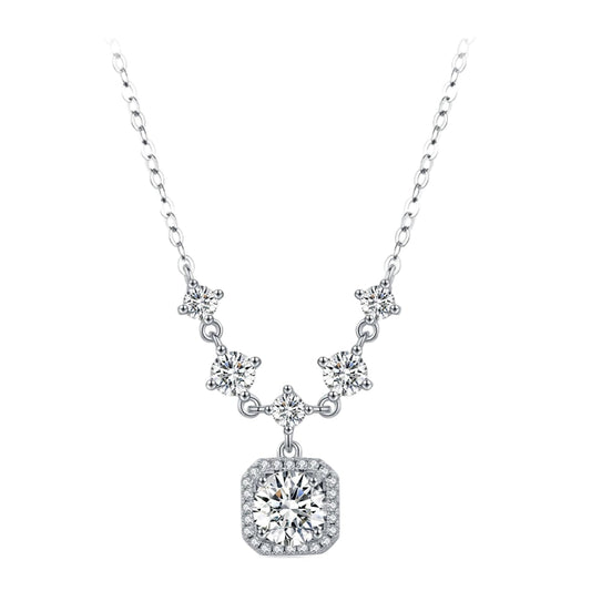 Collier moissanite Vintage Élégance