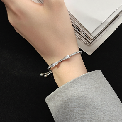 Bracelet Argent Nœud Papillon