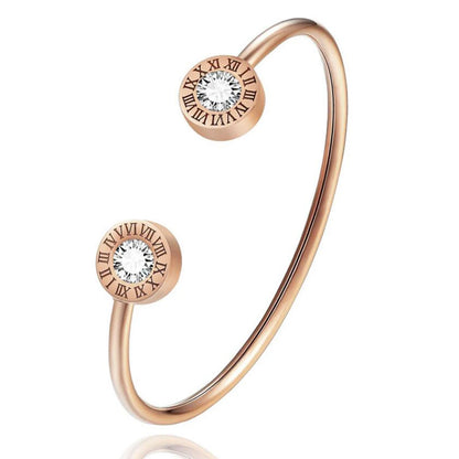 Bracelet Jonc Cadran Romain