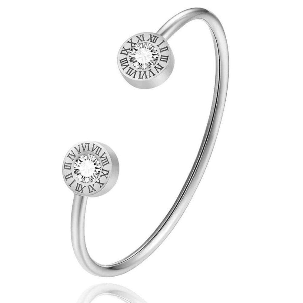 Bracelet Jonc Cadran Romain