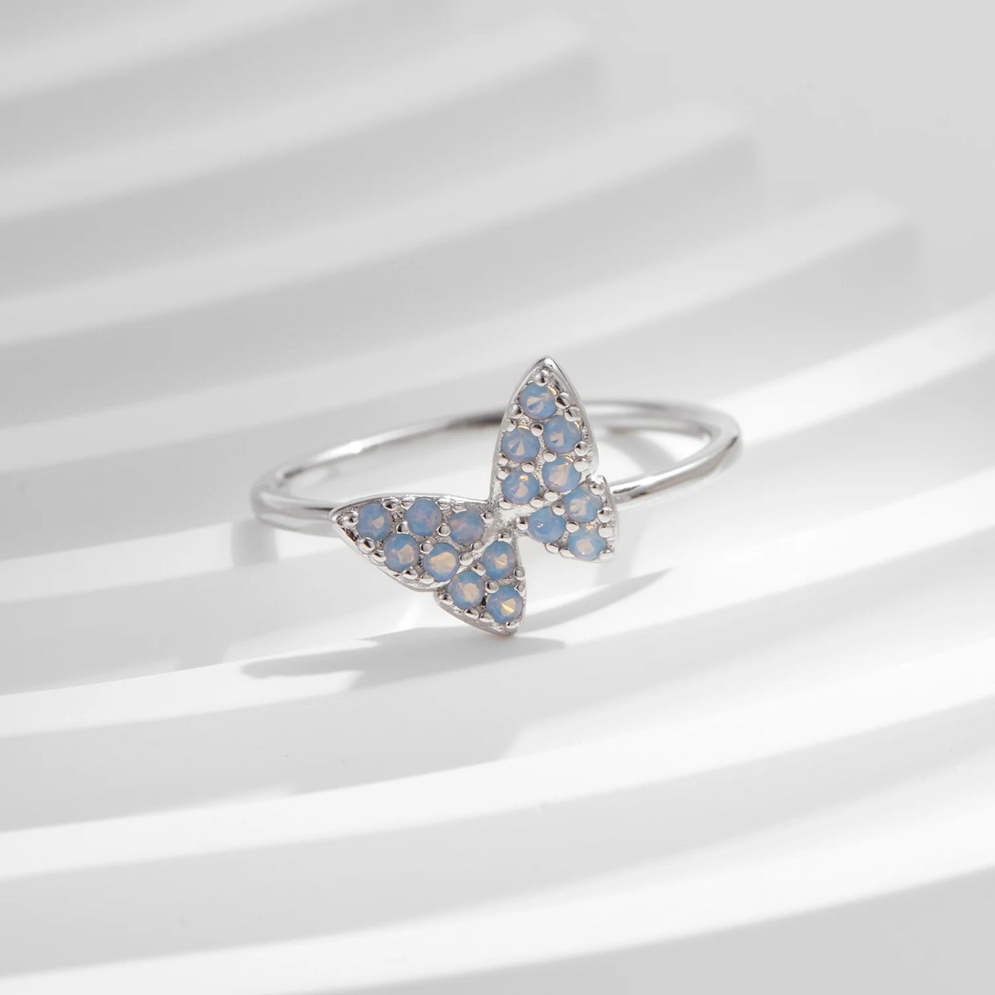 Bague Argent Papillon