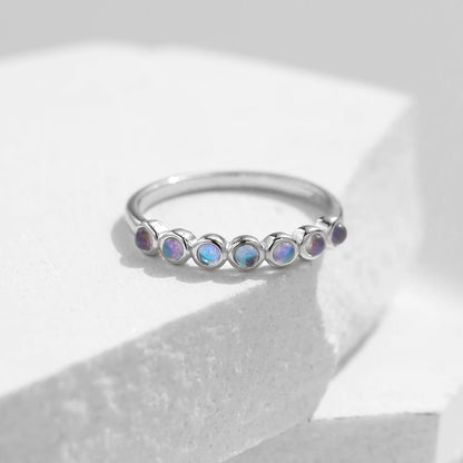 Bague Argent Pierre de Lune