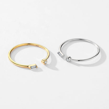 Bague Argent Love Match
