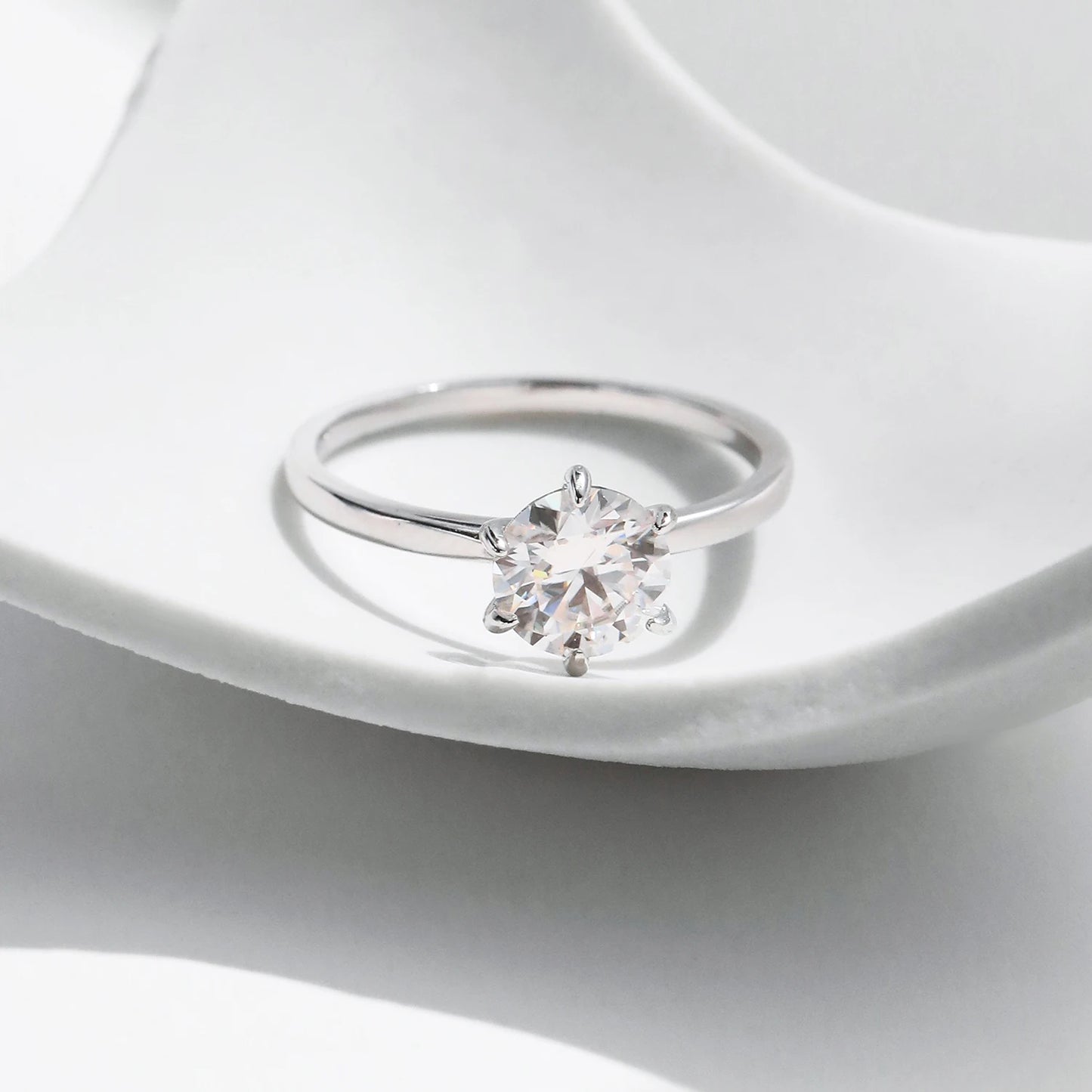 Bague Solitaire Argent