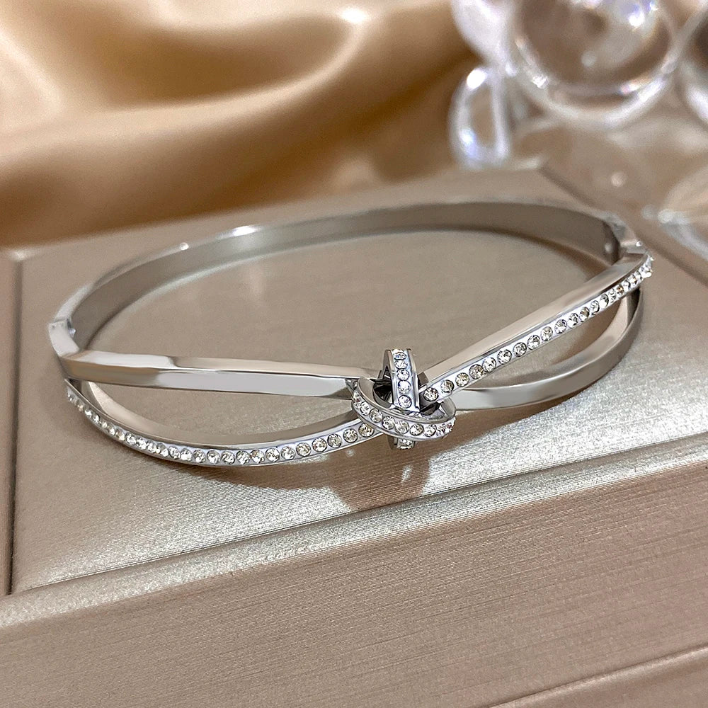 Bracelet Jonc Croisé