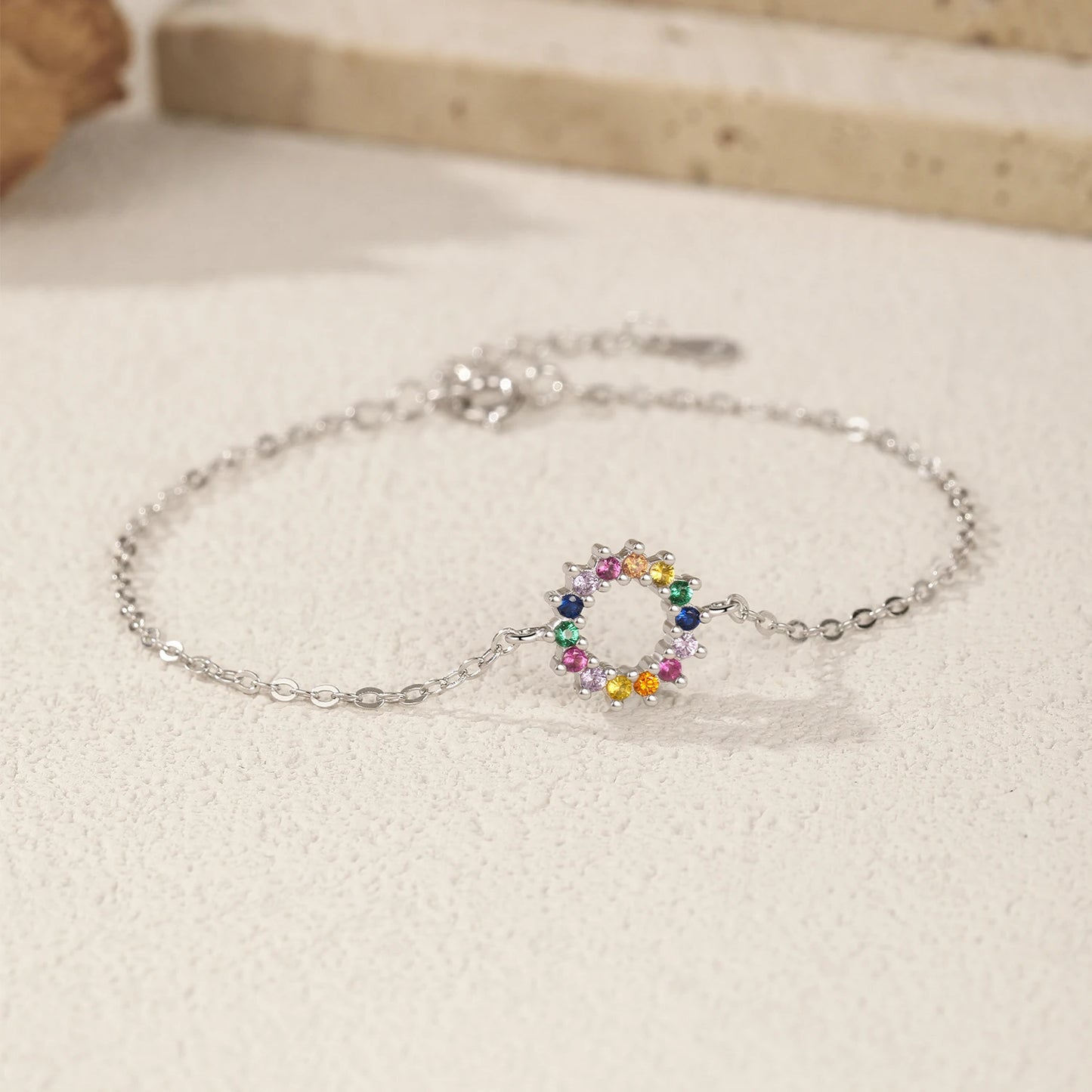 Bracelet Argent Soleil