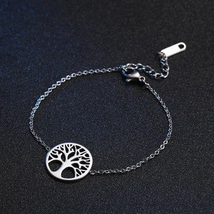 Bracelet Acier Inoxydable Arbre de Vie
