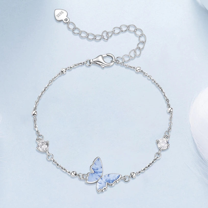 Bracelet Argent Papillon