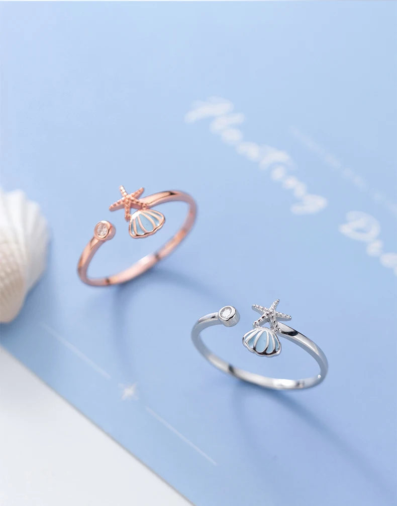 Bague Coquillage Etoilé