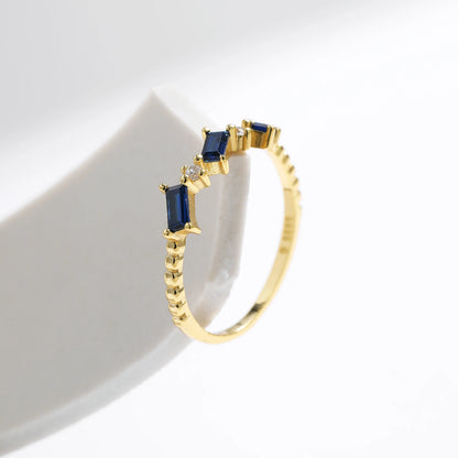 Bague Vintage Bleue
